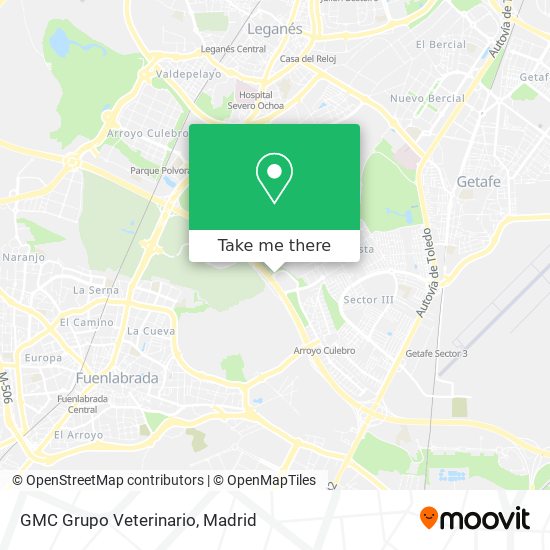 GMC Grupo Veterinario map