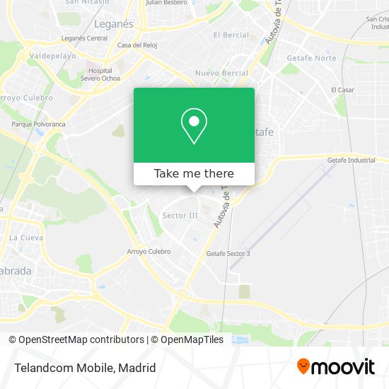 mapa Telandcom Mobile