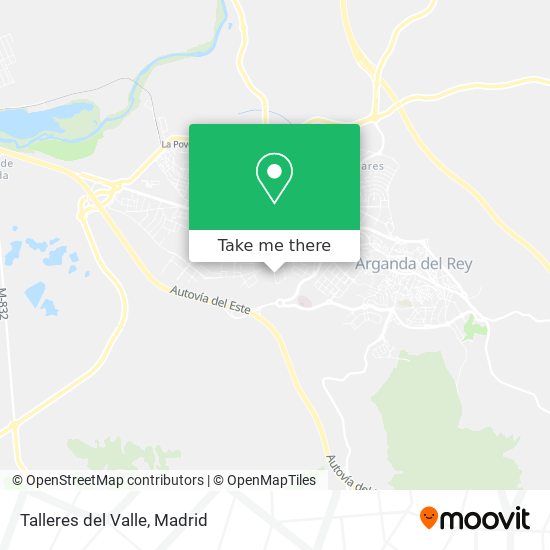 Talleres del Valle map