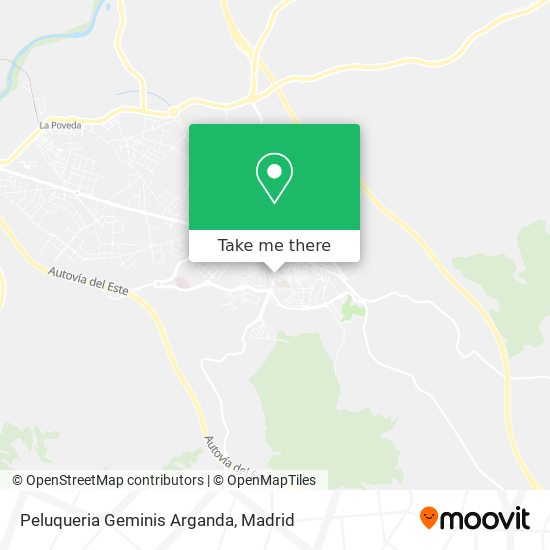 Peluqueria Geminis Arganda map