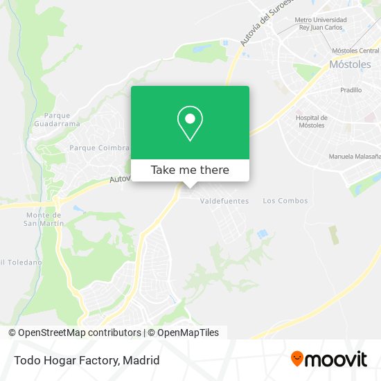 Todo Hogar Factory map