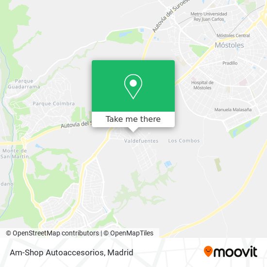 mapa Am-Shop Autoaccesorios