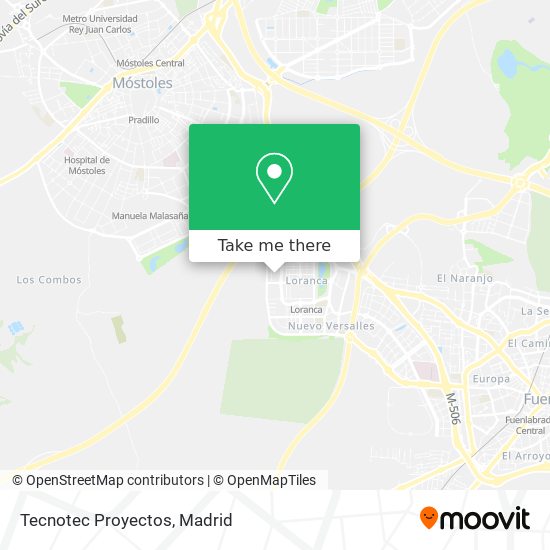 Tecnotec Proyectos map