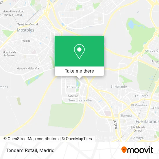 Tendam Retail map
