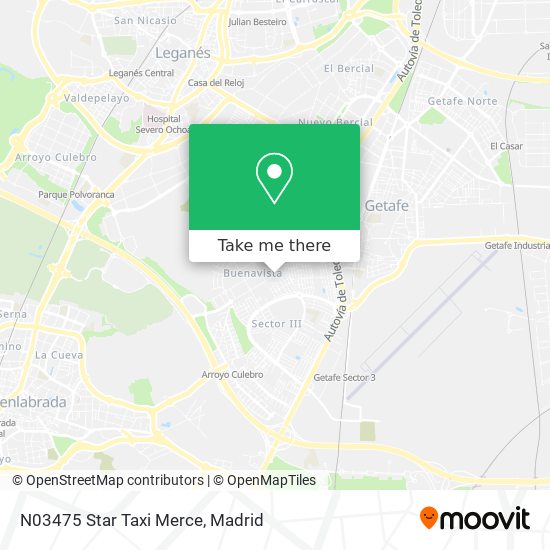 N03475 Star Taxi Merce map