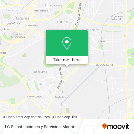 mapa I.G.S. Instalaciones y Servicios