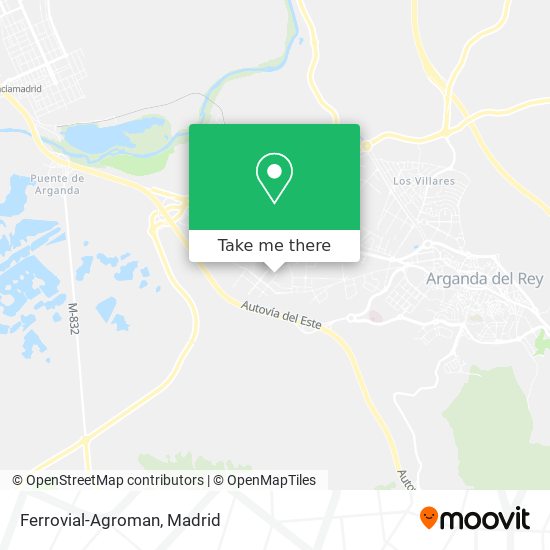 Ferrovial-Agroman map