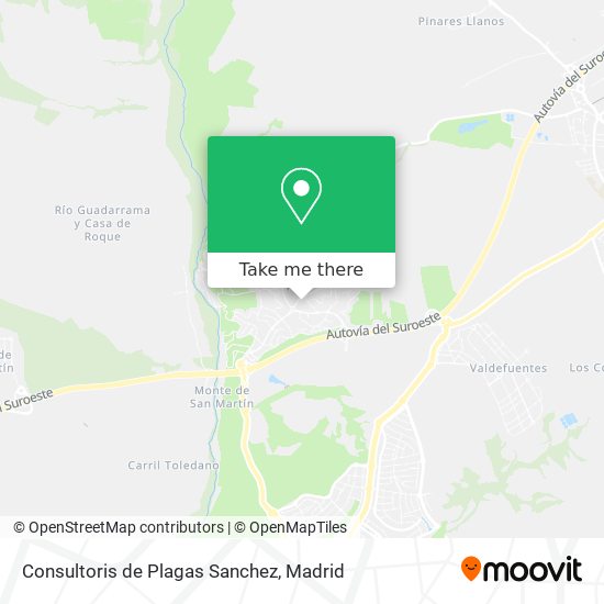 mapa Consultoris de Plagas Sanchez
