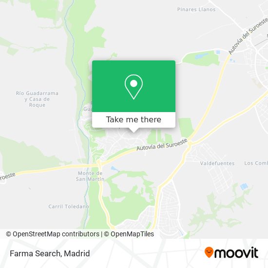 Farma Search map