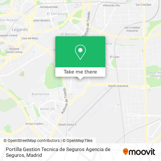 Portilla Gestion Tecnica de Seguros Agencia de Seguros map