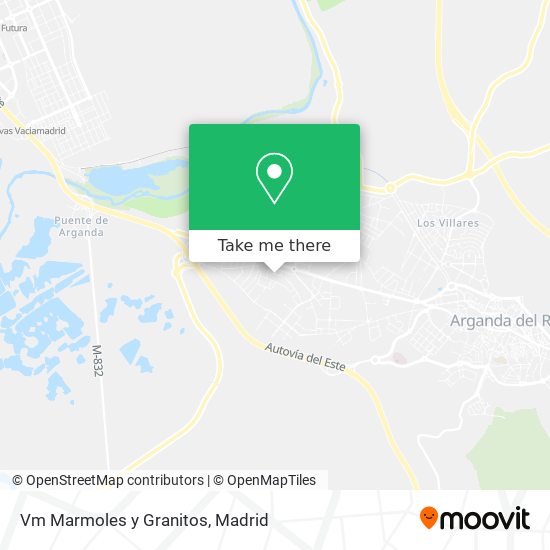 mapa Vm Marmoles y Granitos