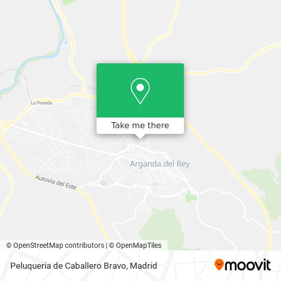 Peluqueria de Caballero Bravo map