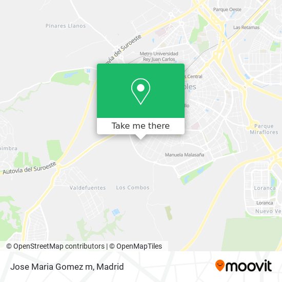 Jose Maria Gomez m map