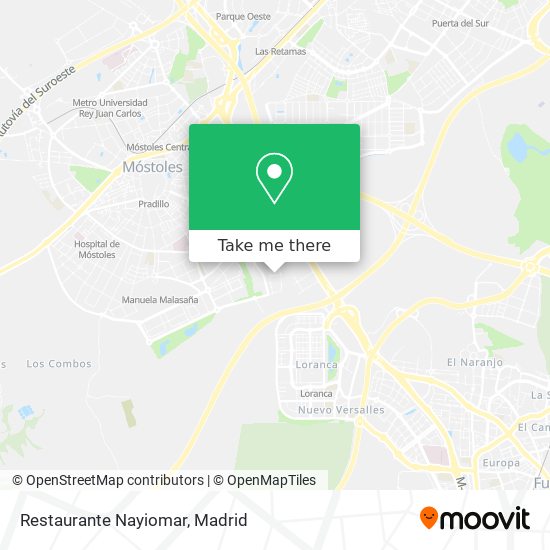 Restaurante Nayiomar map