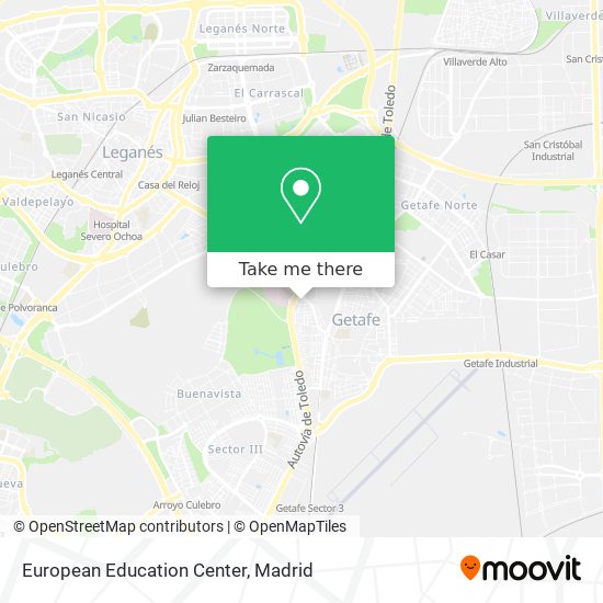 mapa European Education Center