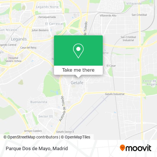 mapa Parque Dos de Mayo