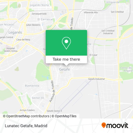 Lunatec Getafe map