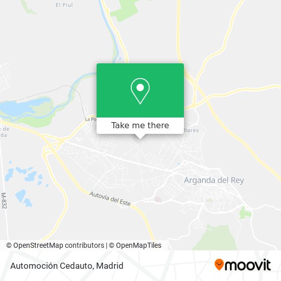 Automoción Cedauto map