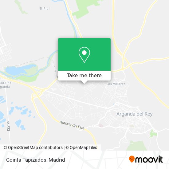 Cointa Tapizados map