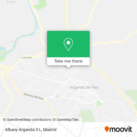 Albany Arganda S L map