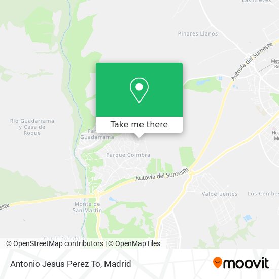 Antonio Jesus Perez To map