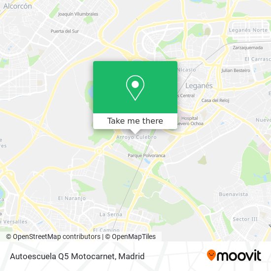 mapa Autoescuela Q5 Motocarnet