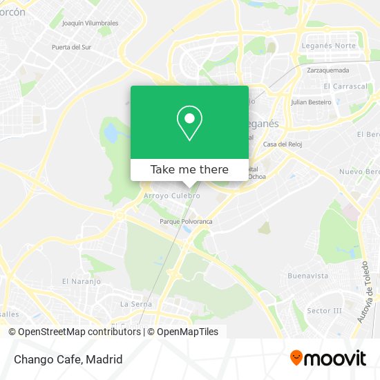 Chango Cafe map