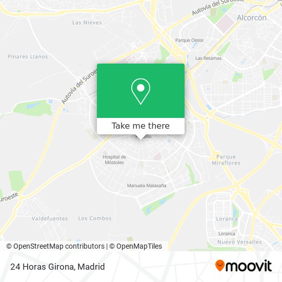 mapa 24 Horas Girona