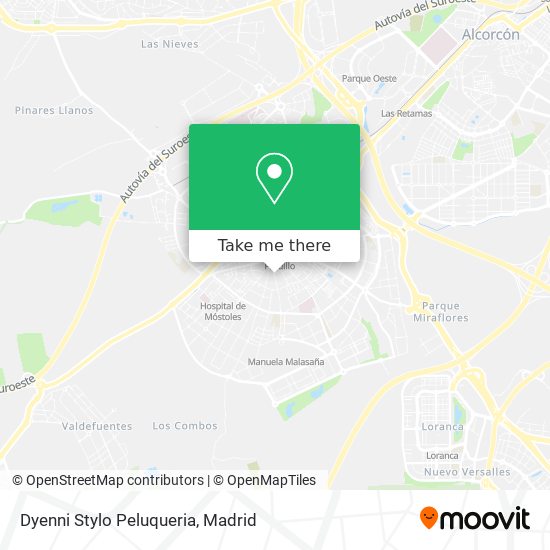 mapa Dyenni Stylo Peluqueria