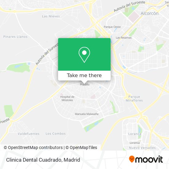 Clinica Dental Cuadrado map