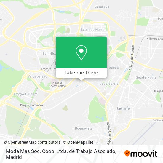 Moda Mas Soc. Coop. Ltda. de Trabajo Asociado map