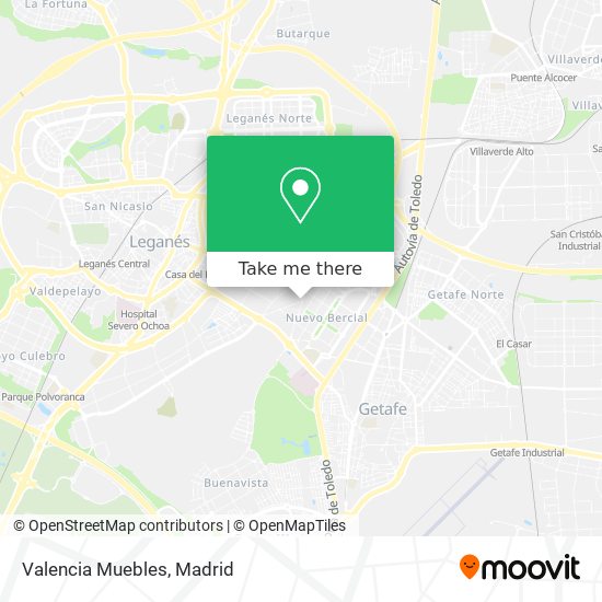 Valencia Muebles map