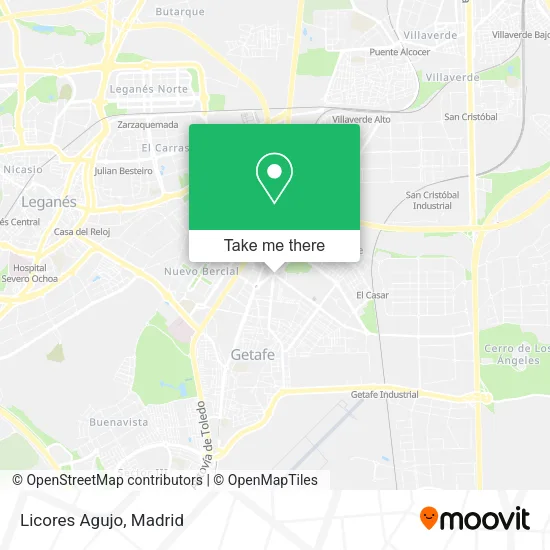Licores Agujo map
