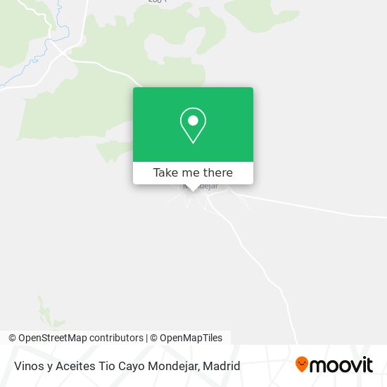 Vinos y Aceites Tio Cayo Mondejar map