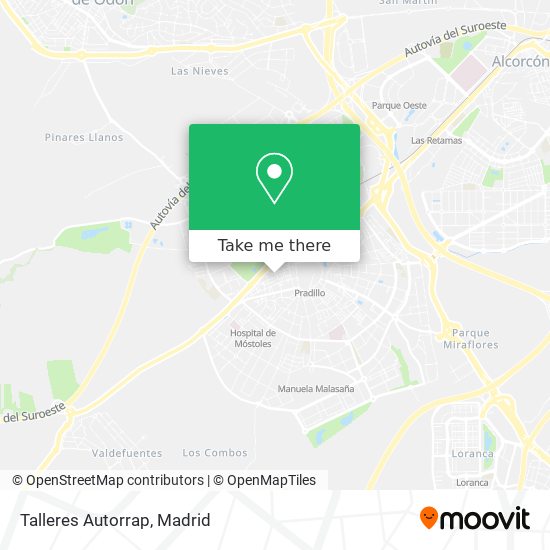 Talleres Autorrap map