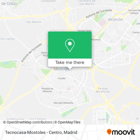 Tecnocasa-Mostoles - Centro map