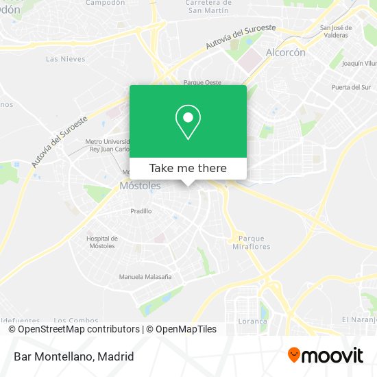 mapa Bar Montellano