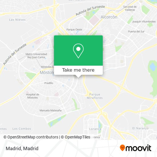 Madrid map