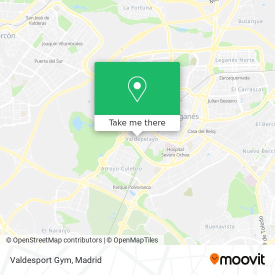 mapa Valdesport Gym