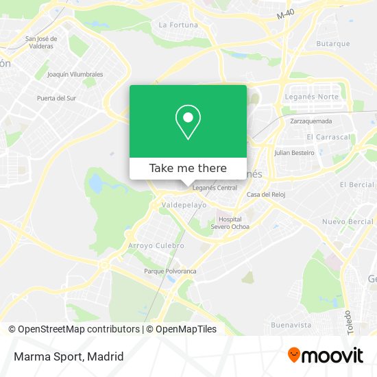 Marma Sport map