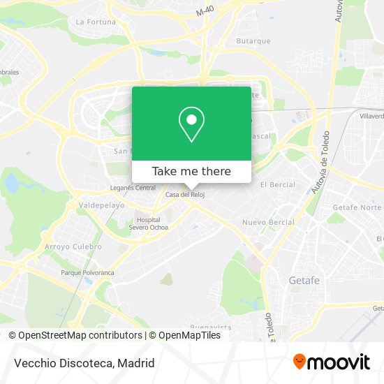 Vecchio Discoteca map