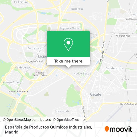 Española de Productos Quimicos Industriales map