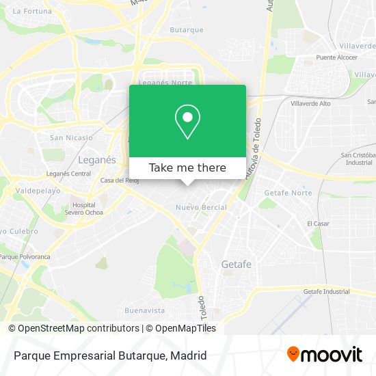 Parque Empresarial Butarque map