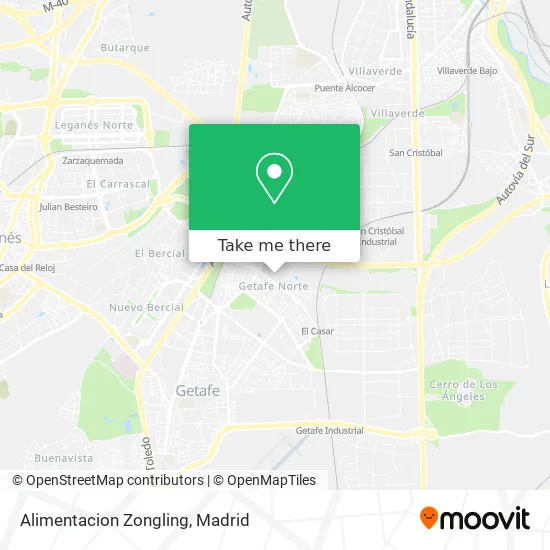 Alimentacion Zongling map