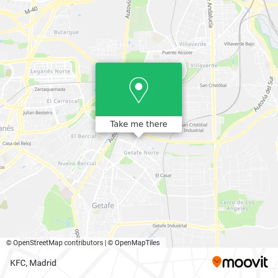 KFC map