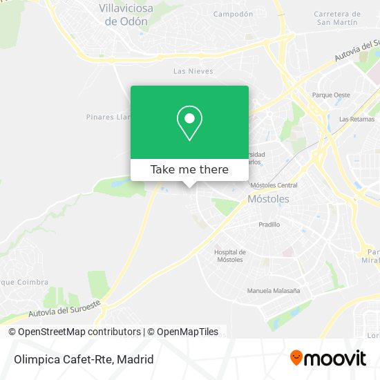 Olimpica Cafet-Rte map