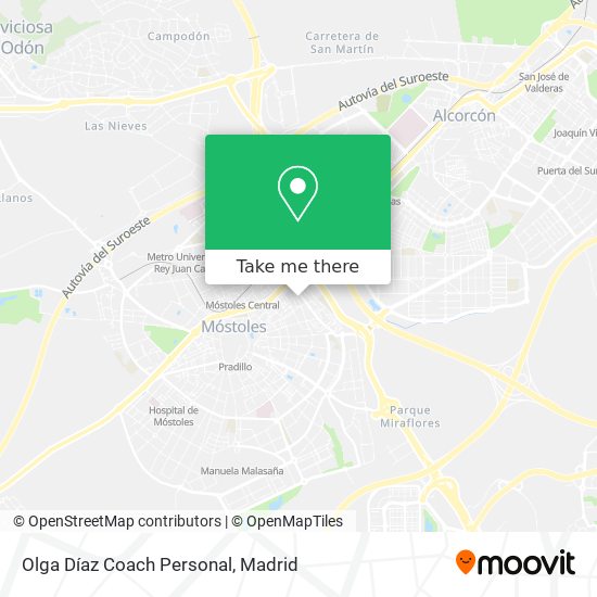 Olga Díaz Coach Personal map