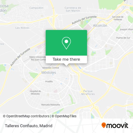 Talleres Confiauto map