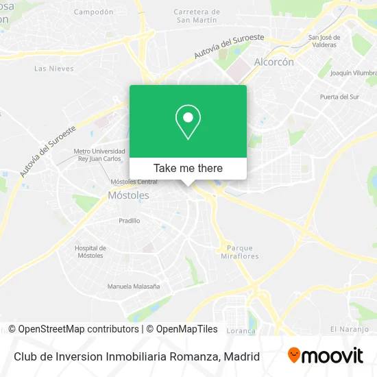 Club de Inversion Inmobiliaria Romanza map