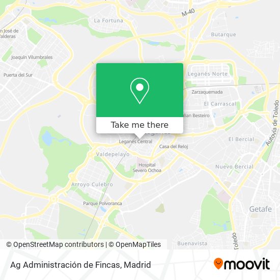 Ag Administración de Fincas map